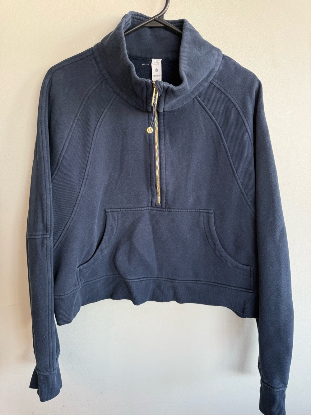 lululemon Scuba Navy Half-Zip Pullover Sweatshirt